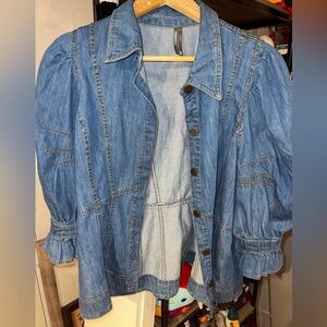 Anthropologie  Denim Jacket Size Medium